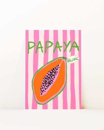 Papaya Art Print