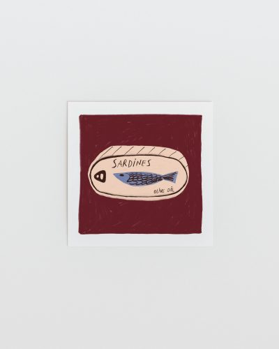 Square Sardines Art Print