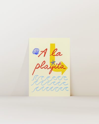 A la Playita Art Print