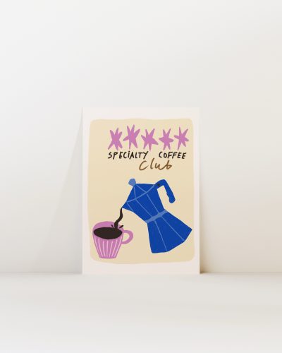 Specialty Coffee Club Art Print